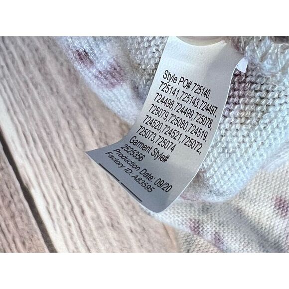 Maurices Prairie‎ Floral Soft Yellow Henley Knit Top SMALL Casual Coquette NWT - Picture 9 of 10